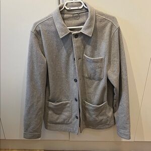 Kit and Ace Light Gray Shirt Jacket